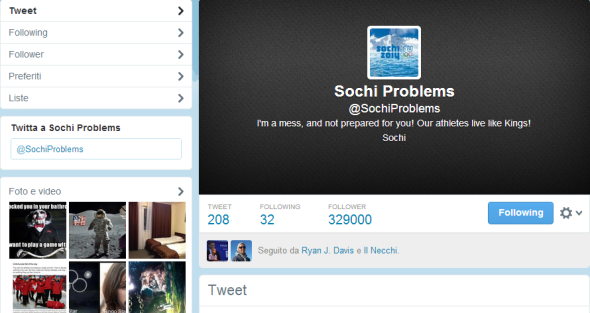 Sochi Problems  SochiProblems  su Twitter